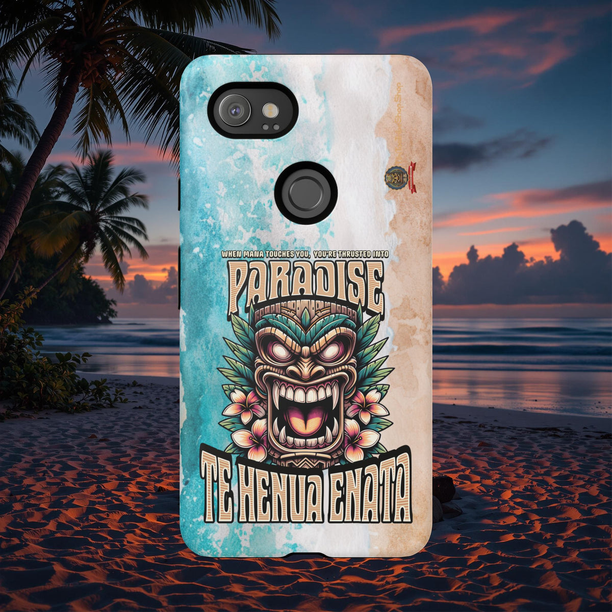 Te Henua Enata â Coque Antichoc Tiki Ancestral & Puissant