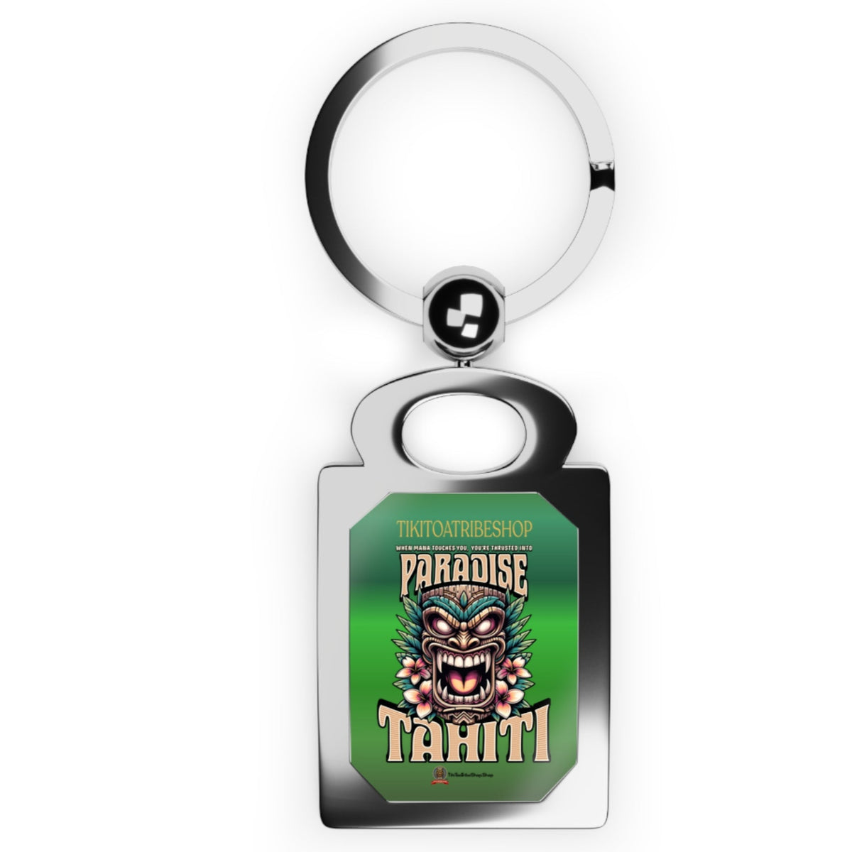 TAHITI — Mini Porte-clés Mana : Grand Porte-Bonheur Tribal