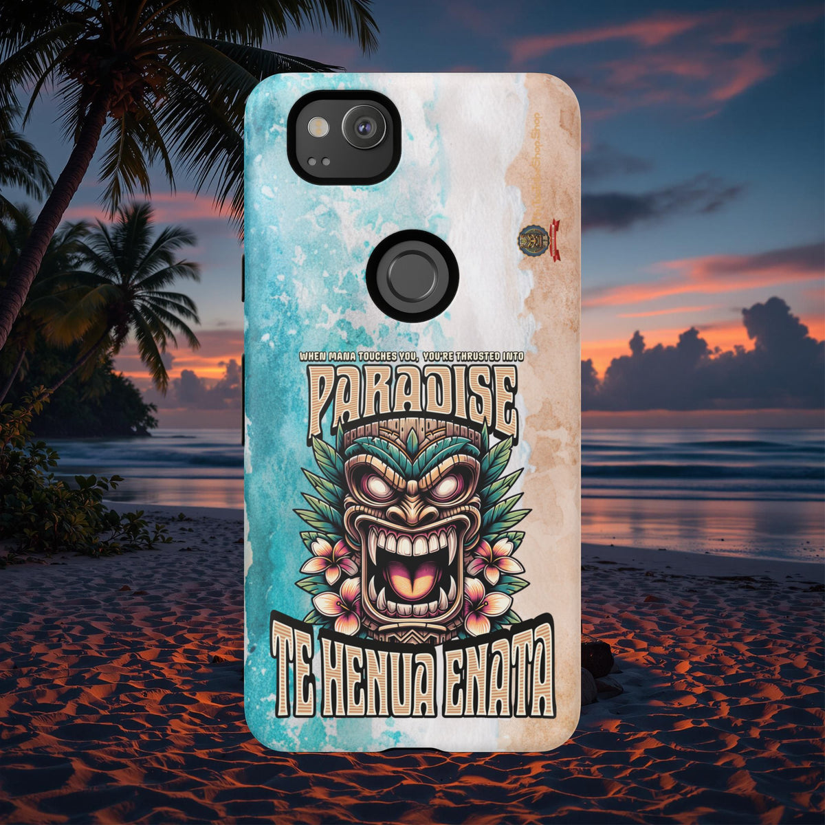 Te Henua Enata â Coque Antichoc Tiki Ancestral & Puissant
