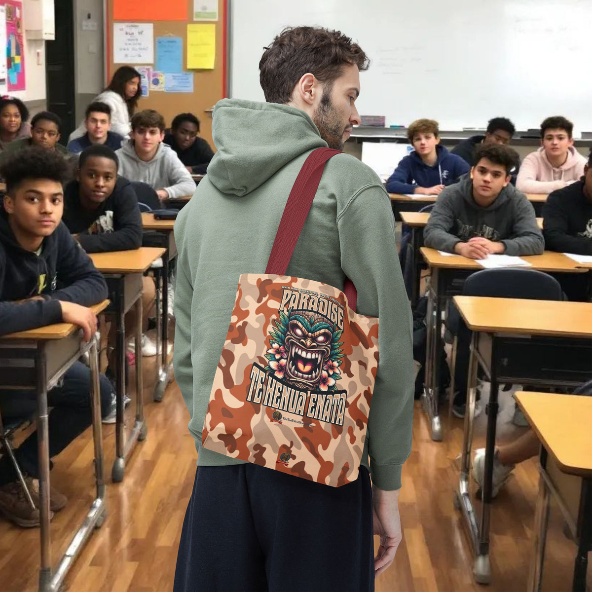 TE HENUA ENATA PARADISE Tote Bag