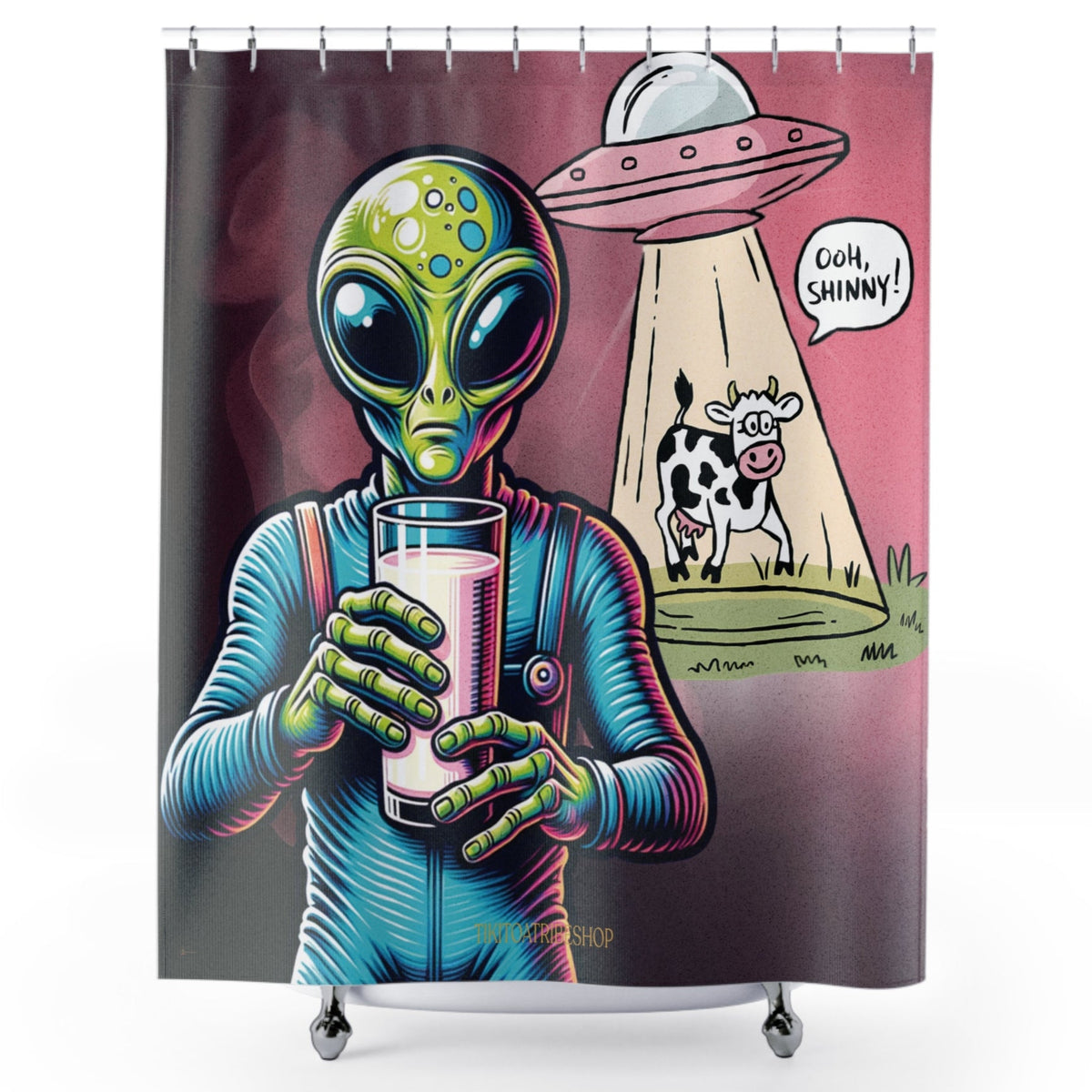 Lait Galactique - Alien, Vache et OVNI Insolite