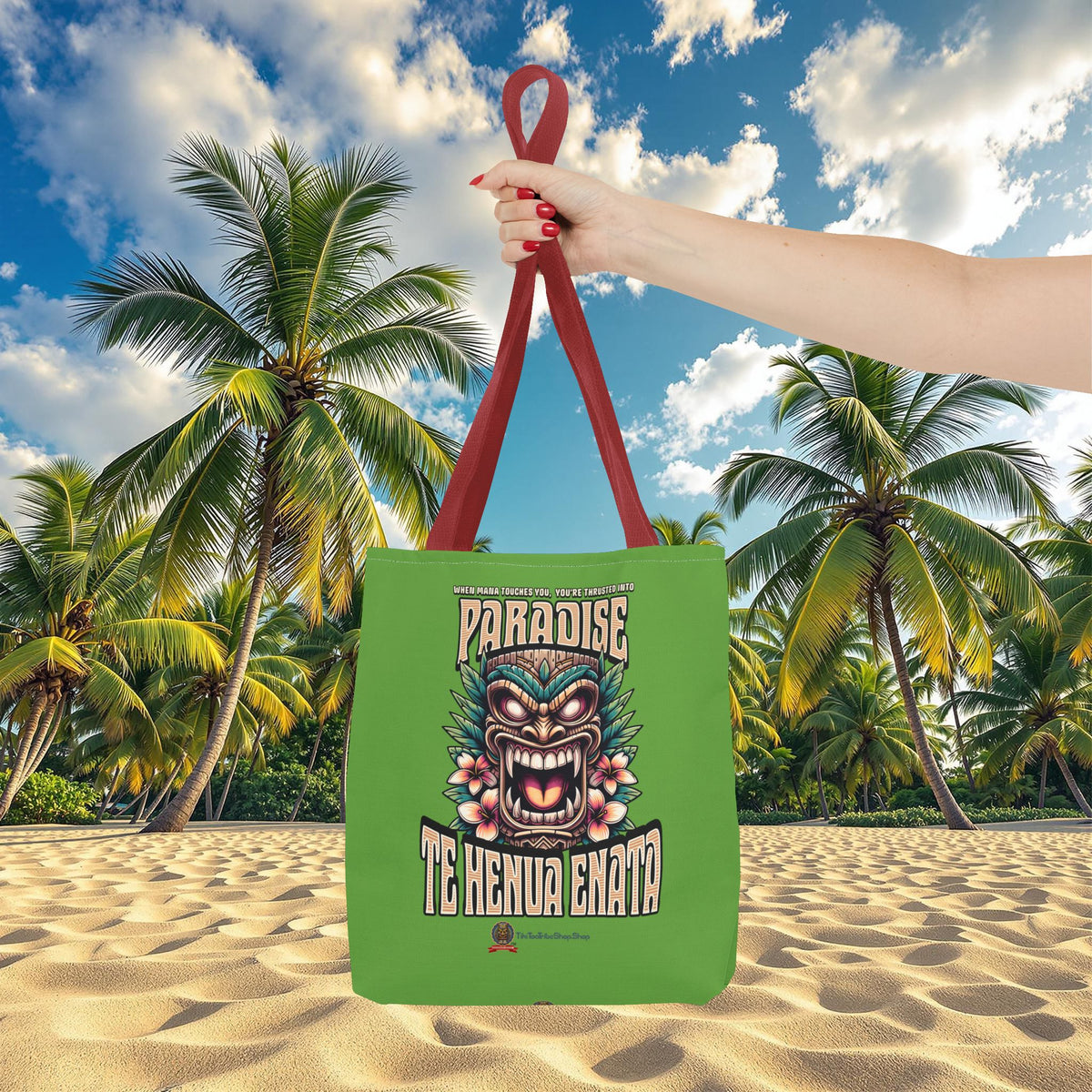 TE HENUA ENATA PARADISE Tote Bag