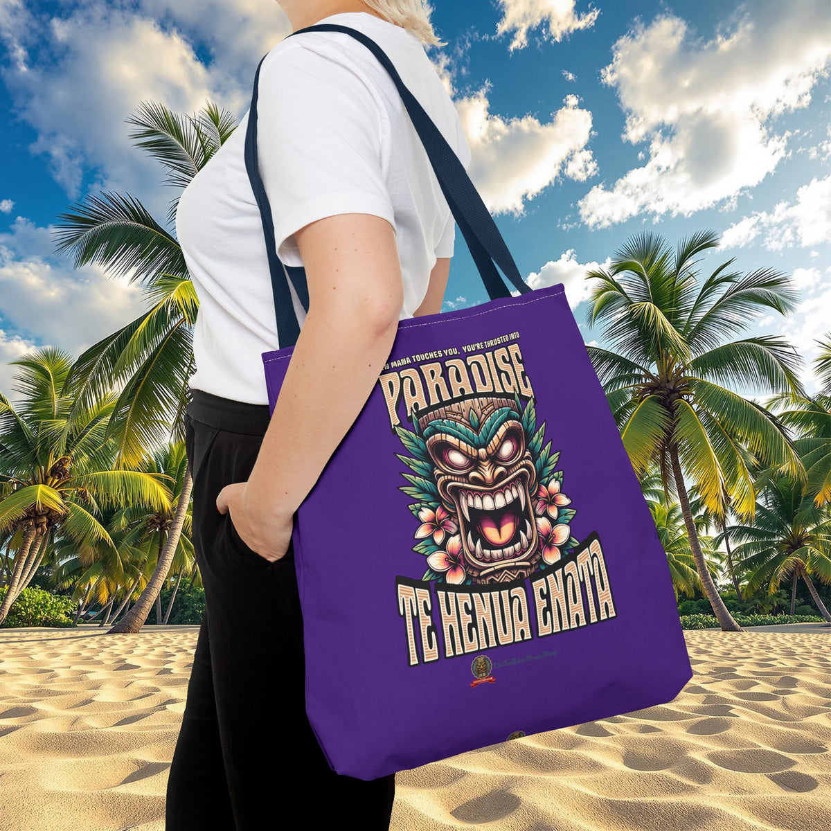 TE HENUA ENATA PARADISE Tote Bag