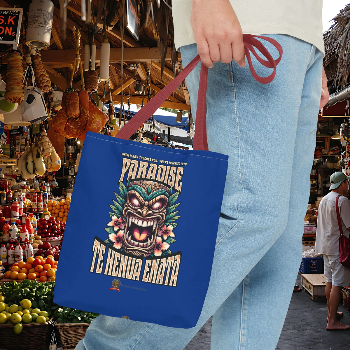 TE HENUA ENATA PARADISE Tote Bag