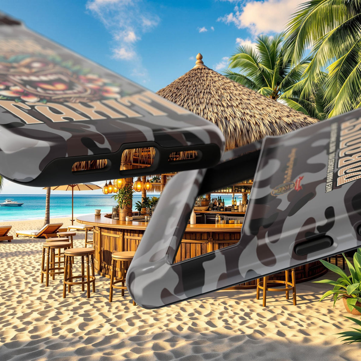 Tahiti â Coque Antichoc Premium Tiki Royal