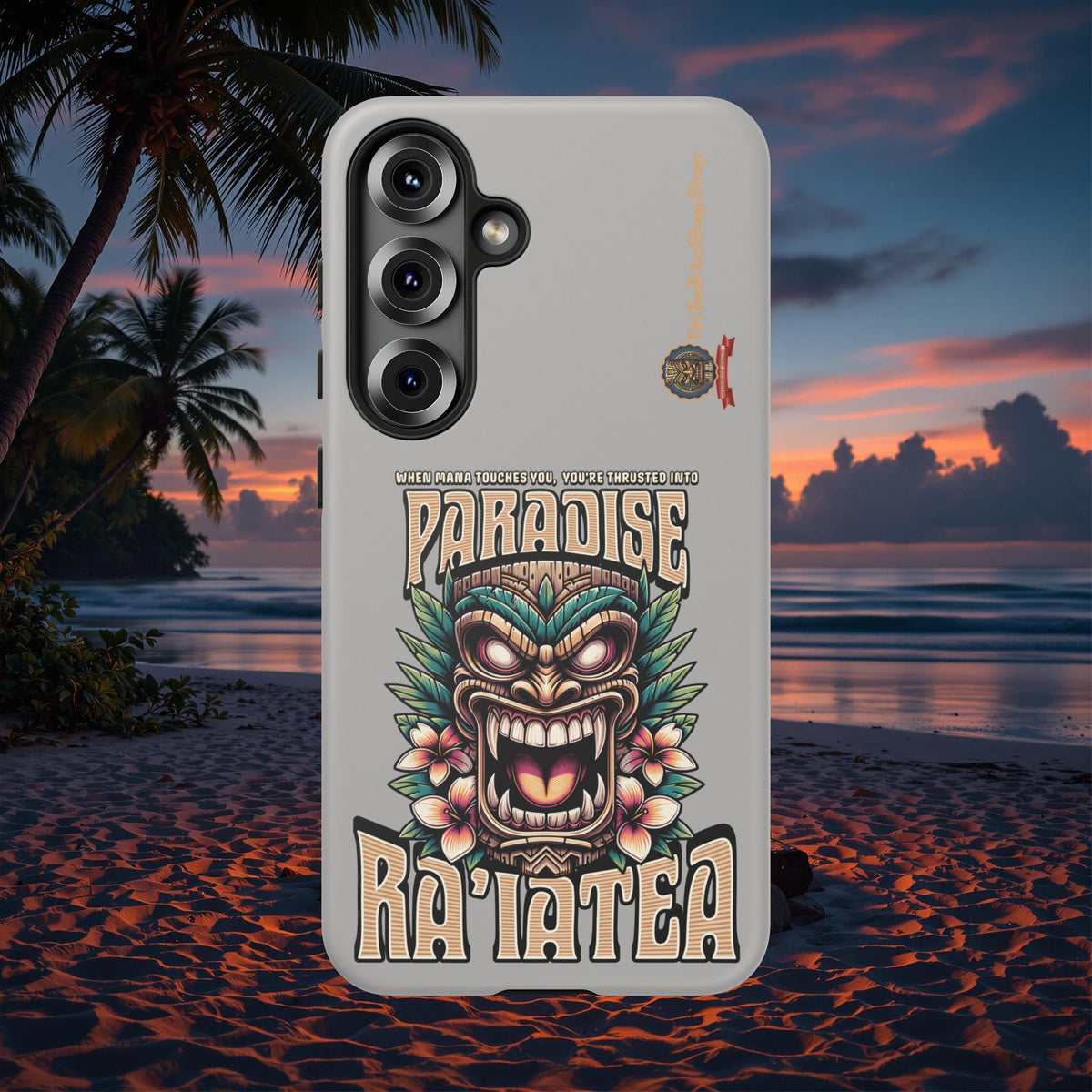 Ra’iatea – Coque Tiki Tribal de Protection Premium