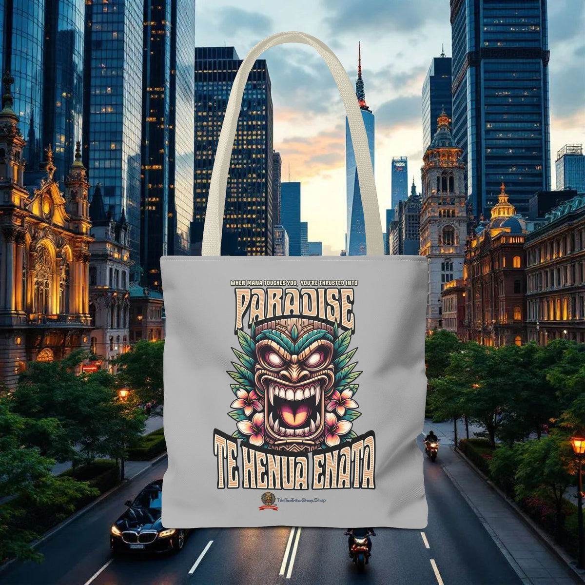 TE HENUA ENATA PARADISE Tote Bag