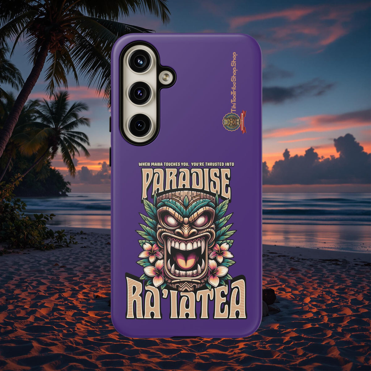 Ra’iatea – Coque Tiki Tribal de Protection Premium