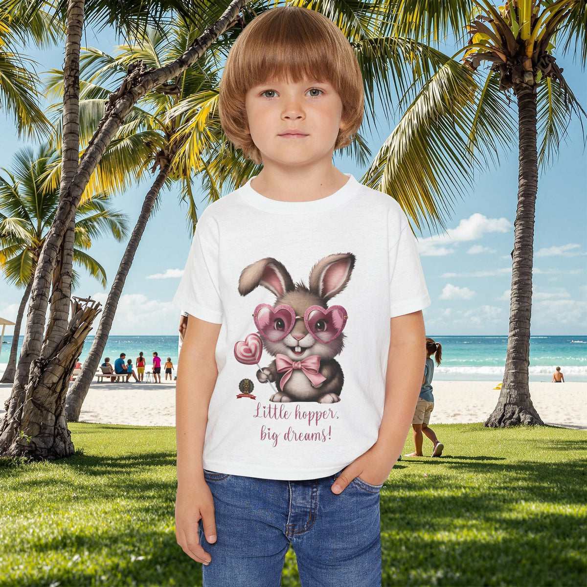 🇺🇸  Lapin Lunettes & Grand Cœur