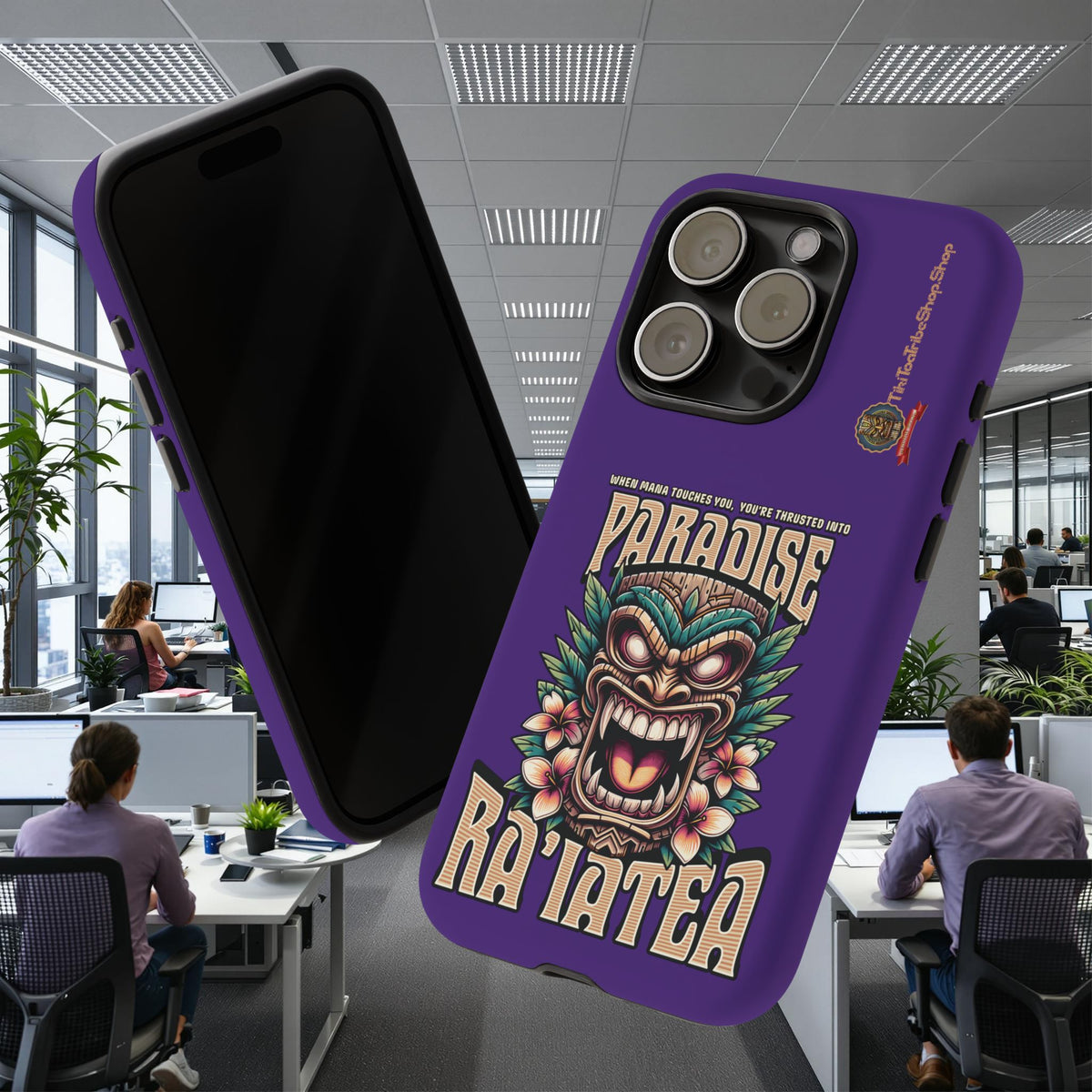 Ra’iatea – Coque Tiki Tribal de Protection Premium