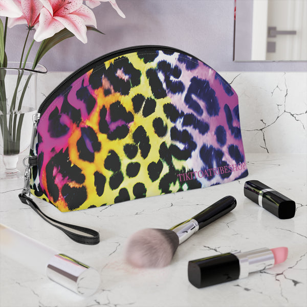 Pop Leopard Print Makeup Pouch