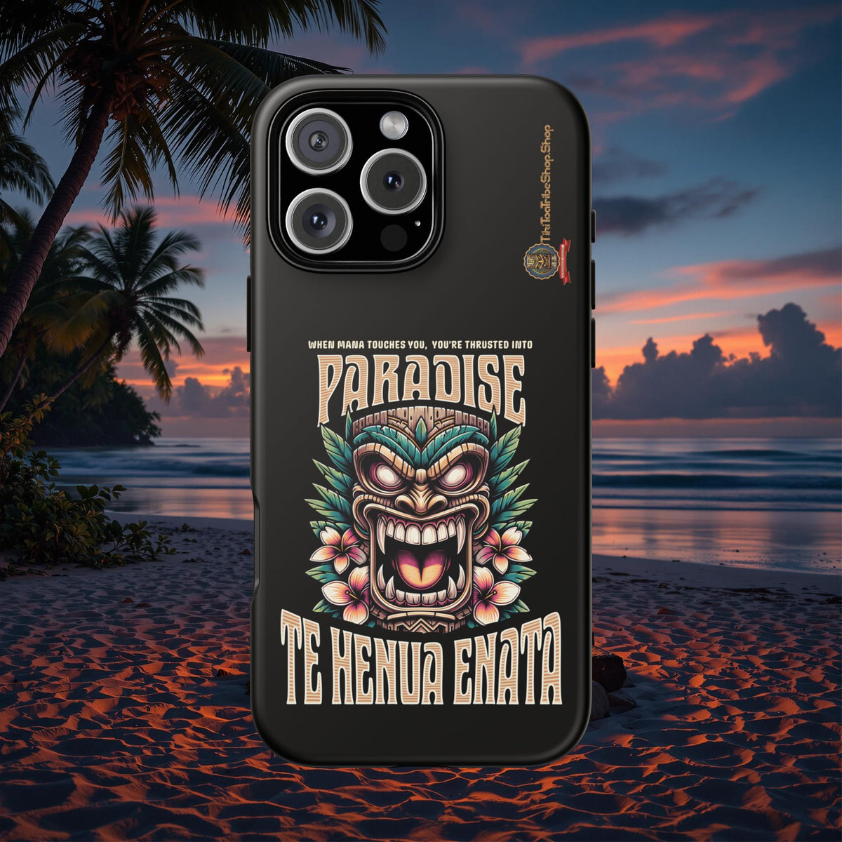 Te Henua Enata â Coque Antichoc Tiki Ancestral & Puissant