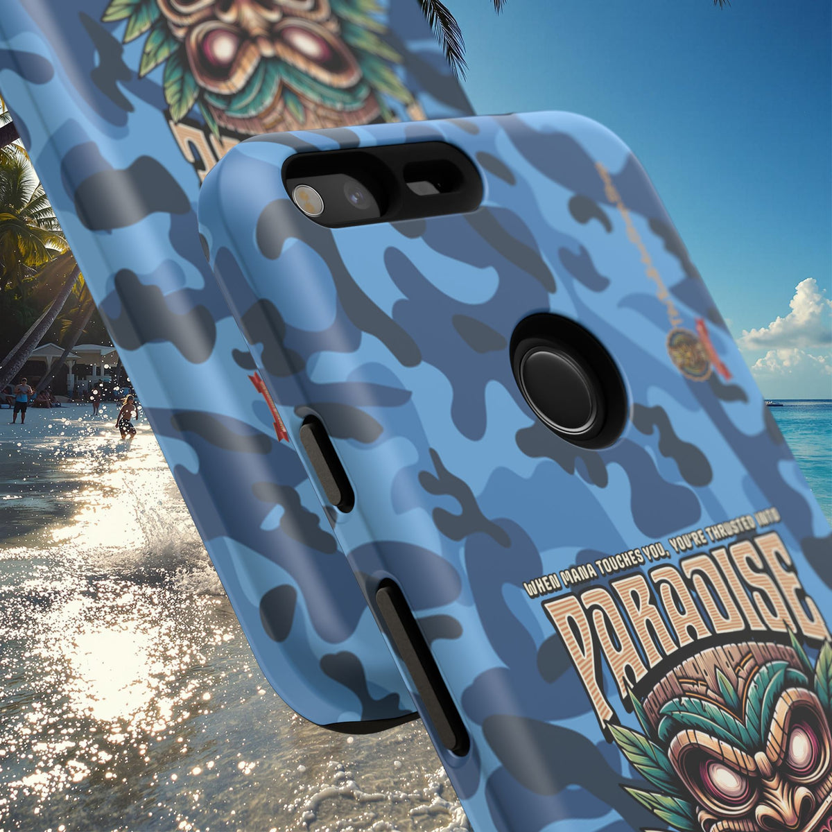 Ra’iatea – Coque Tiki Tribal de Protection Premium