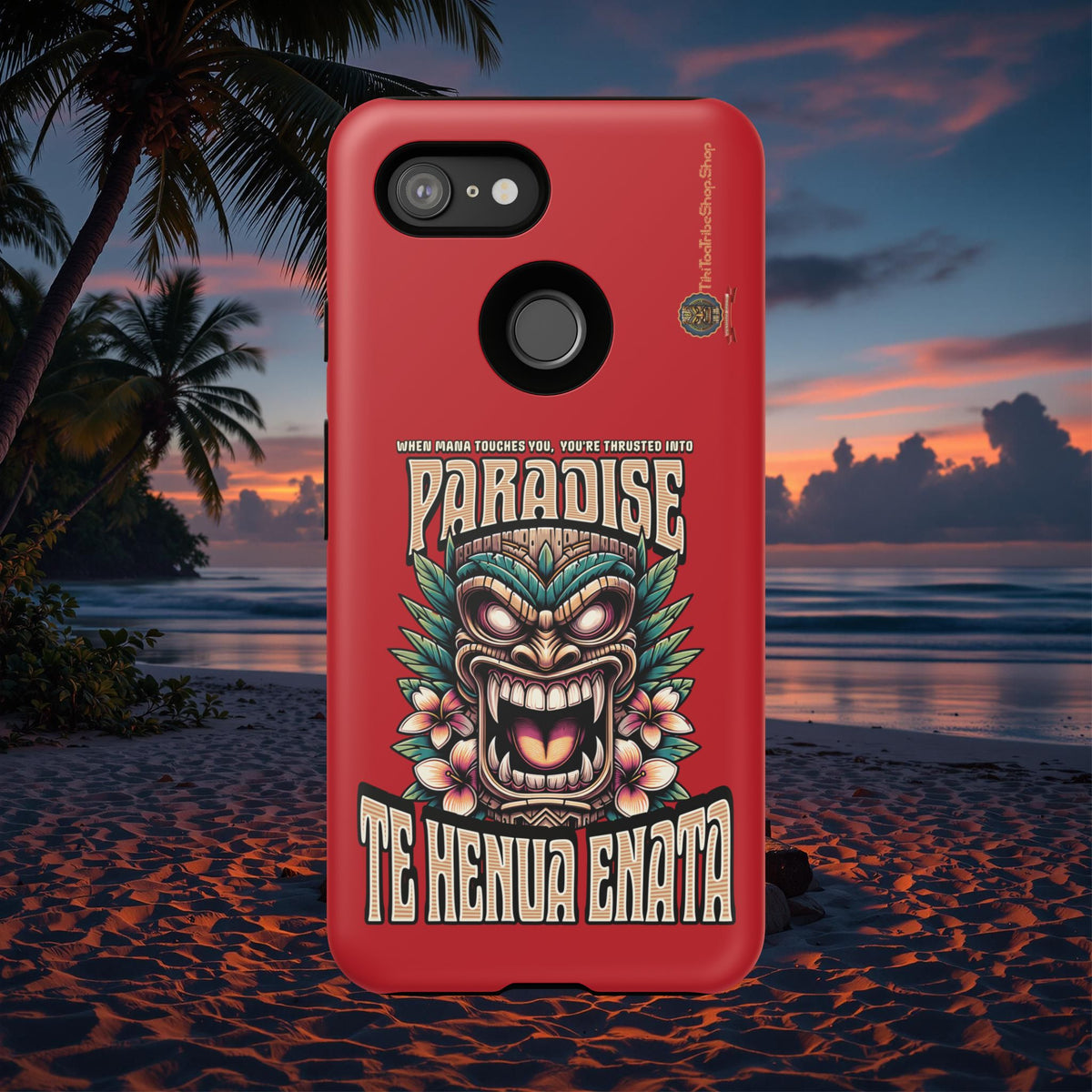 Te Henua Enata â Coque Antichoc Tiki Ancestral & Puissant
