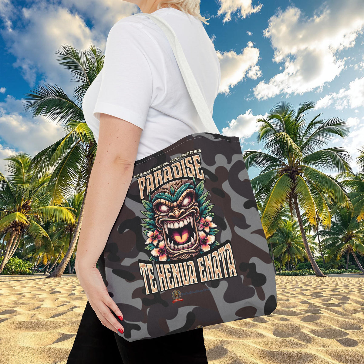 TE HENUA ENATA PARADISE Tote Bag
