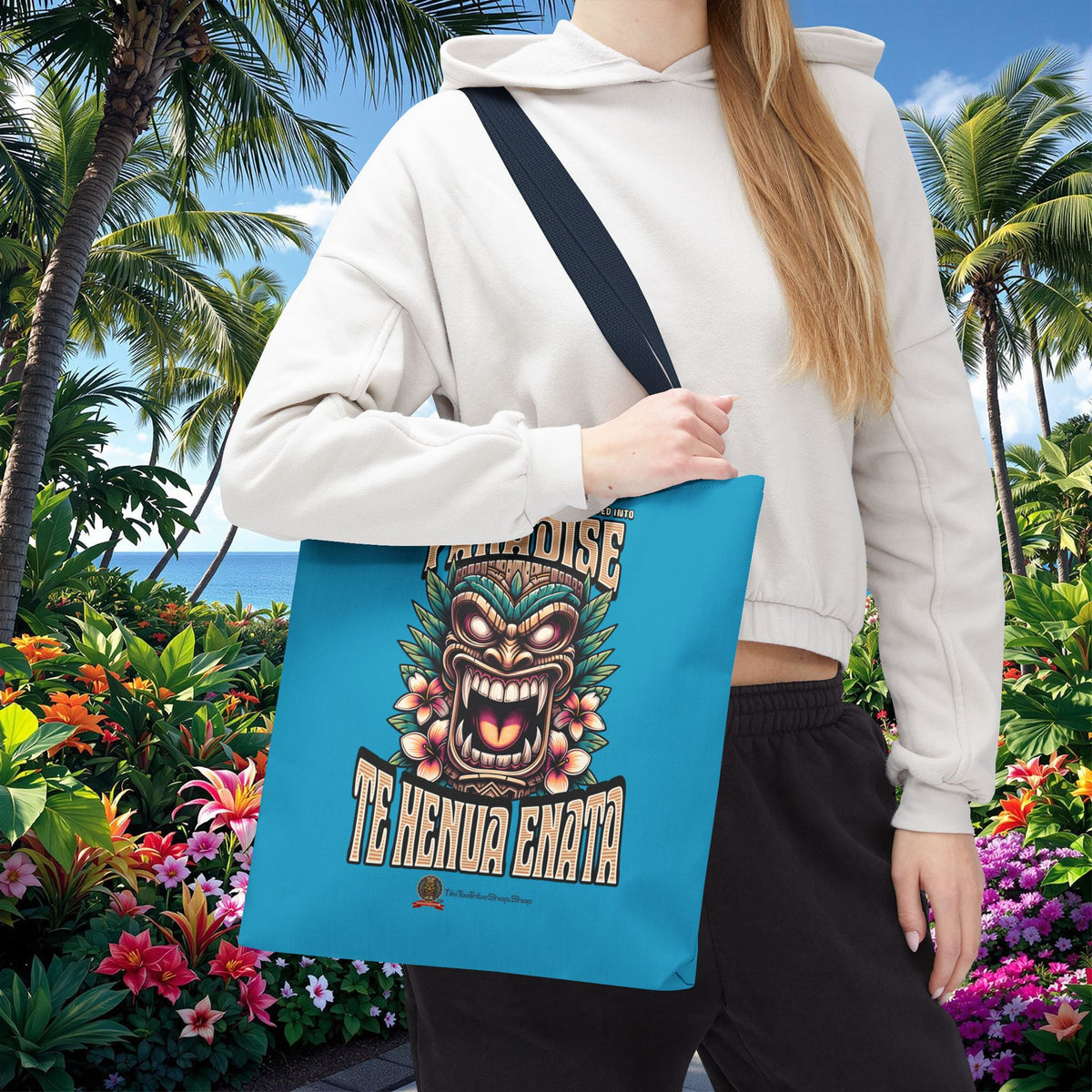 TE HENUA ENATA PARADISE Tote Bag