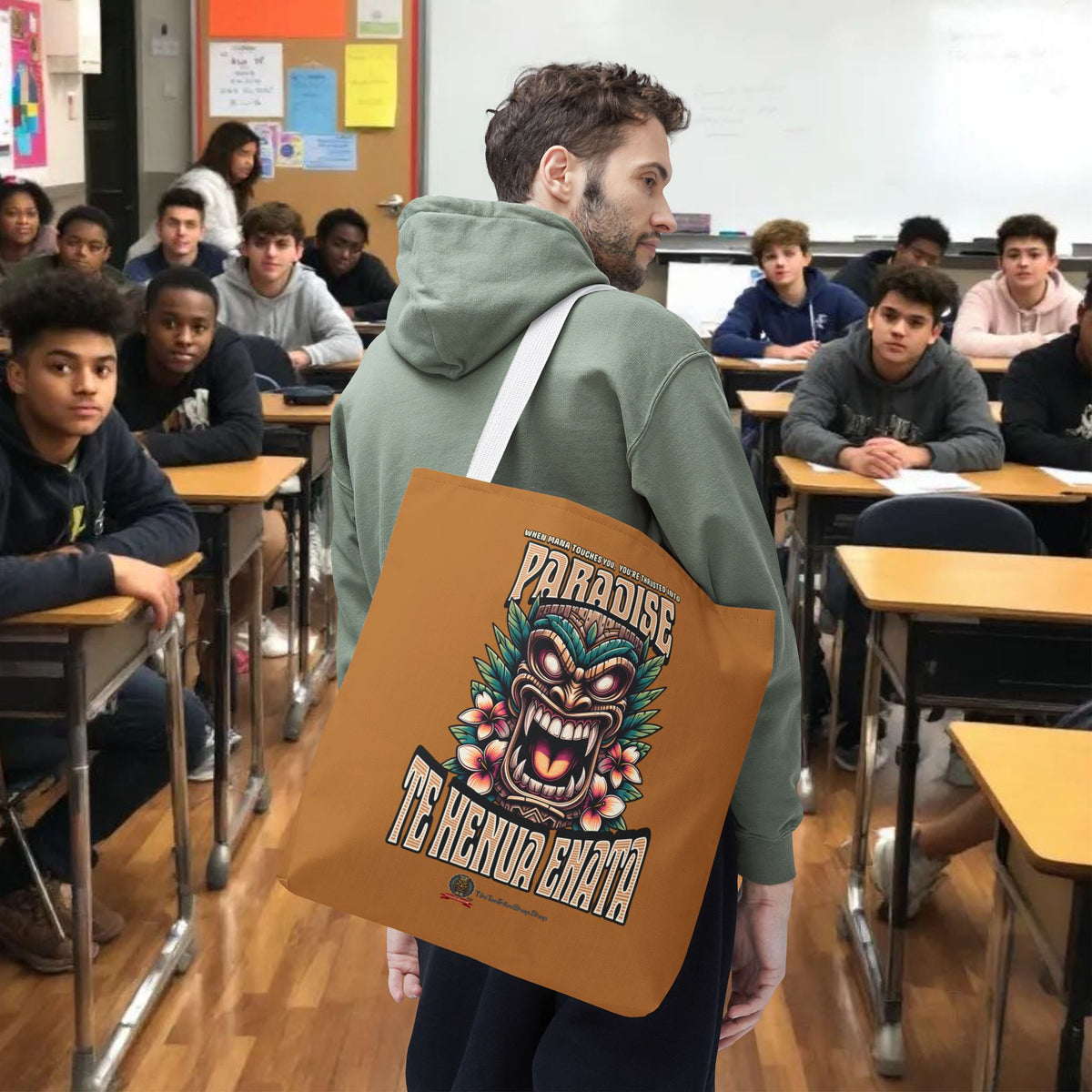 TE HENUA ENATA PARADISE Tote Bag