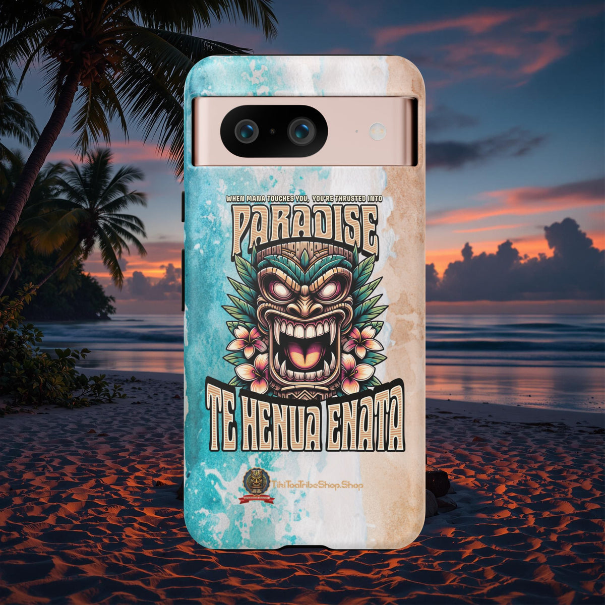 Te Henua Enata â Coque Antichoc Tiki Ancestral & Puissant