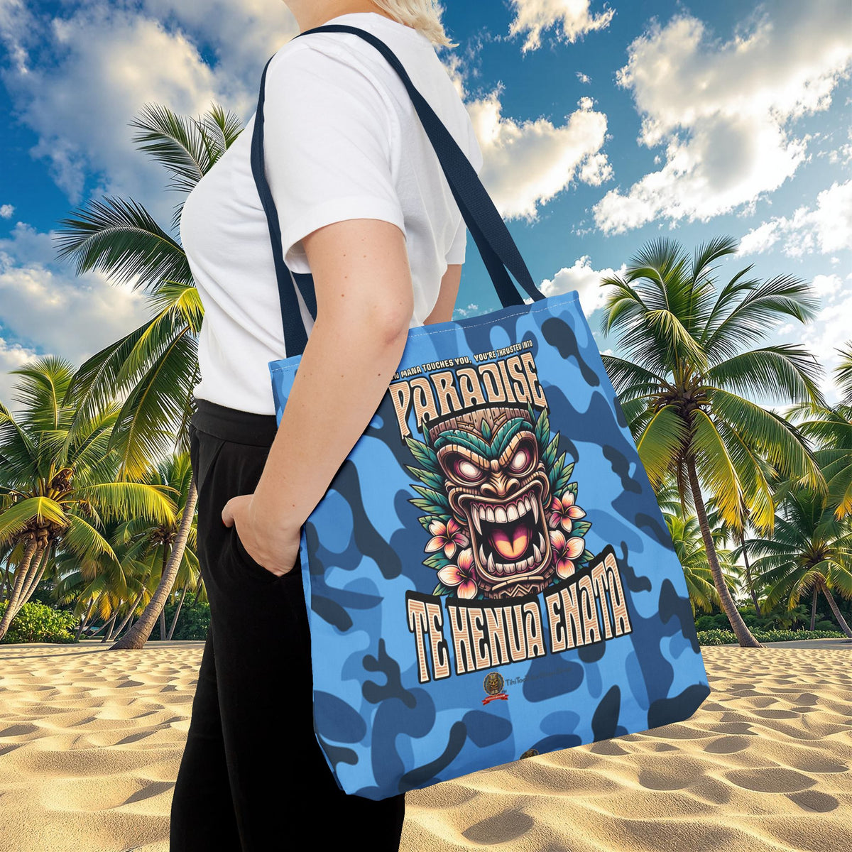TE HENUA ENATA PARADISE Tote Bag