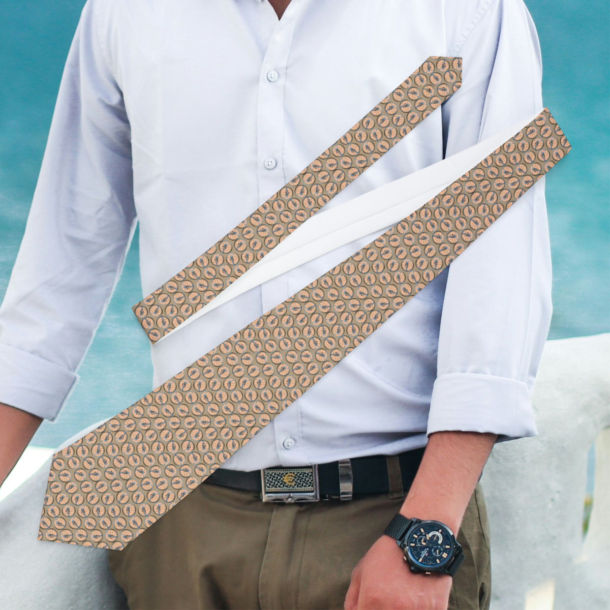 Moroni chic pea elegance tie