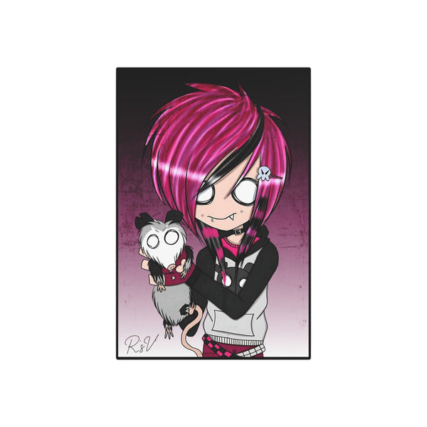 Emo-Scene Girl with Opossum — R'sV
