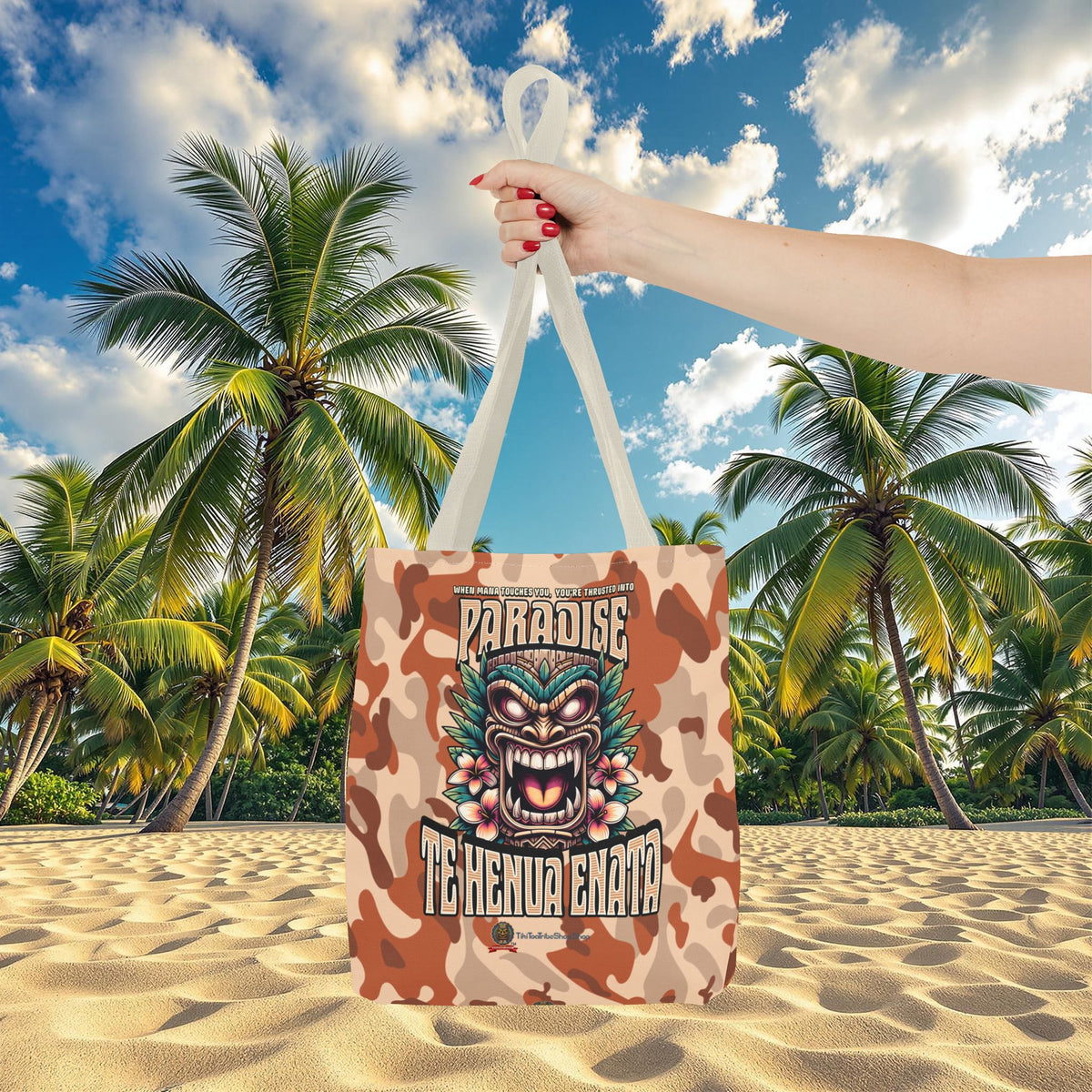 TE HENUA ENATA PARADISE Tote Bag
