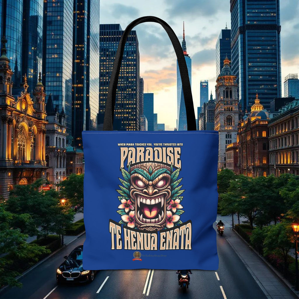 TE HENUA ENATA PARADISE Tote Bag