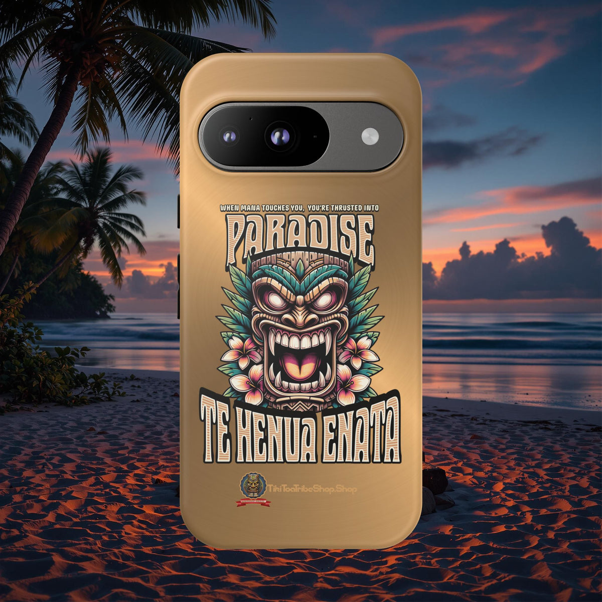 Te Henua Enata â Coque Antichoc Tiki Ancestral & Puissant