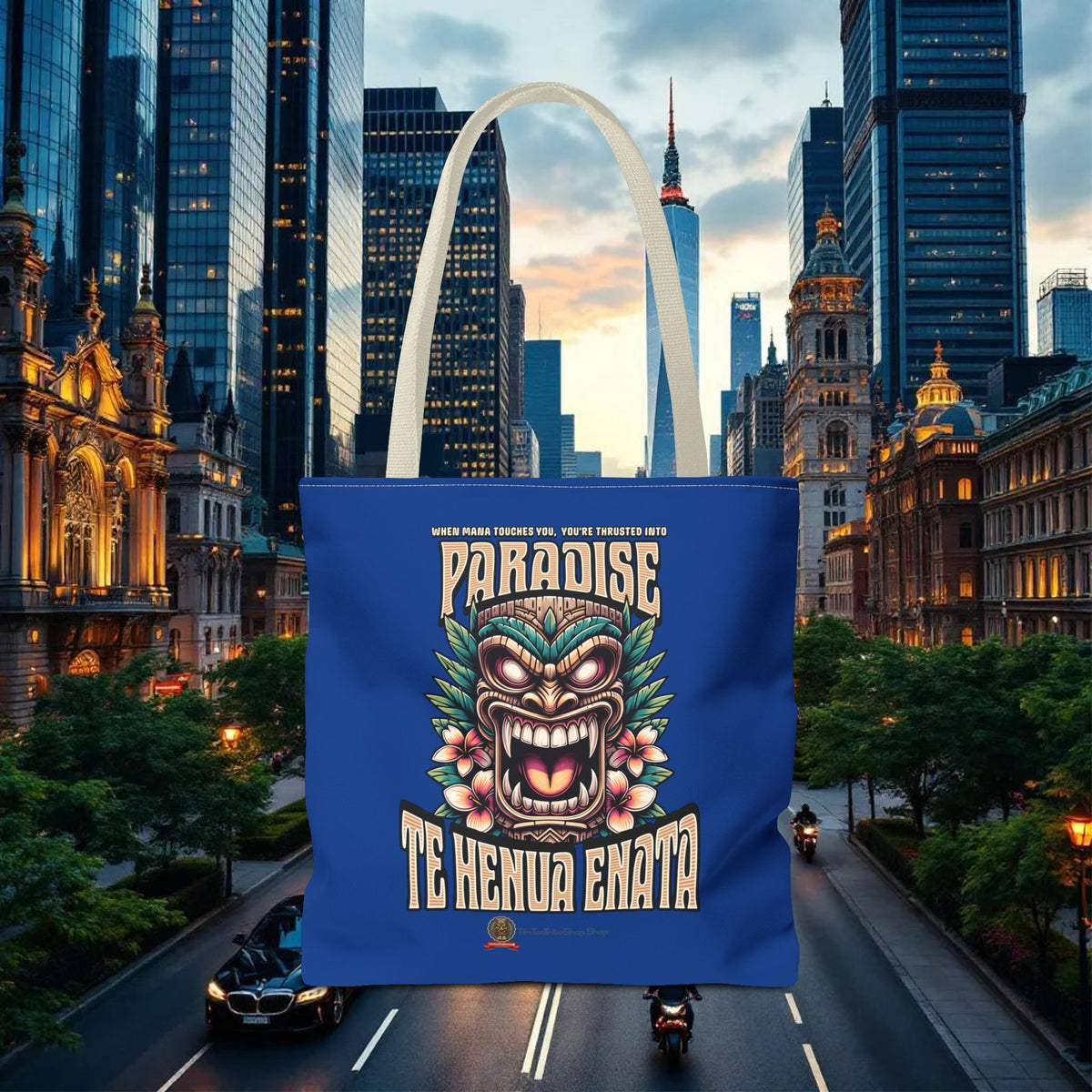 TE HENUA ENATA PARADISE Tote Bag