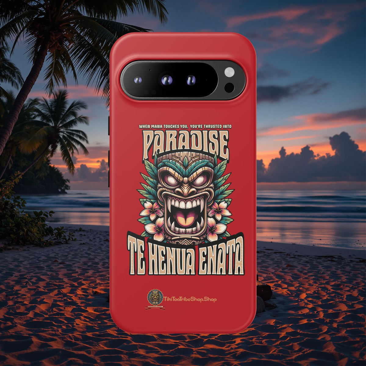 Te Henua Enata â Coque Antichoc Tiki Ancestral & Puissant