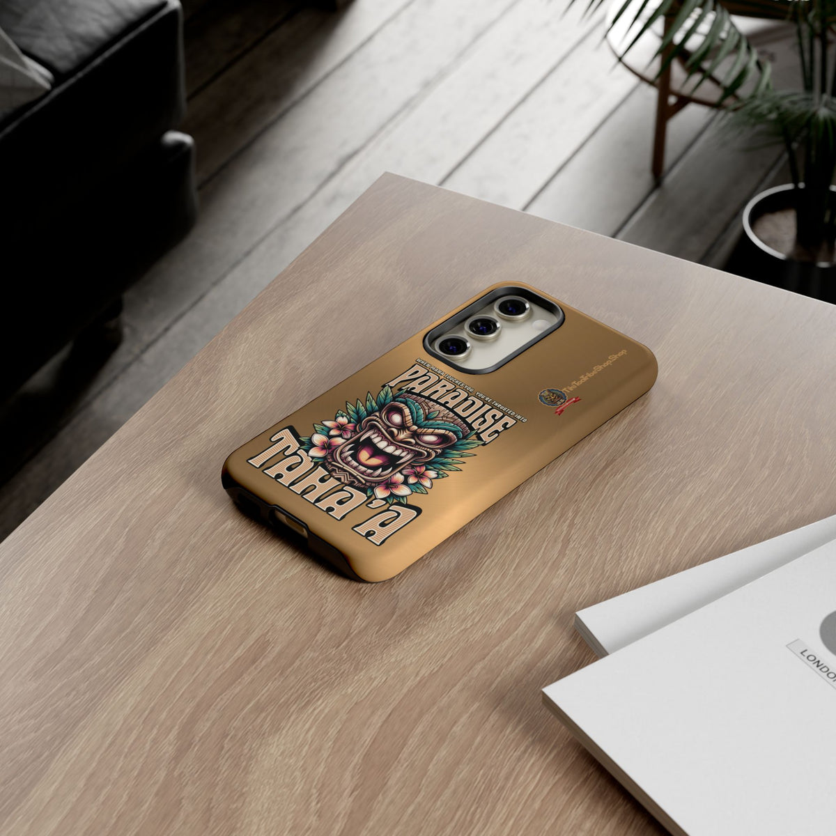 Tahaa ā Premium Shockproof Case āFierce Tikiā | Tribal Design & Maximum Protection
