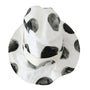 DOLCE & GABBANA White Bob with Black Polka Dots - Pop Art Style