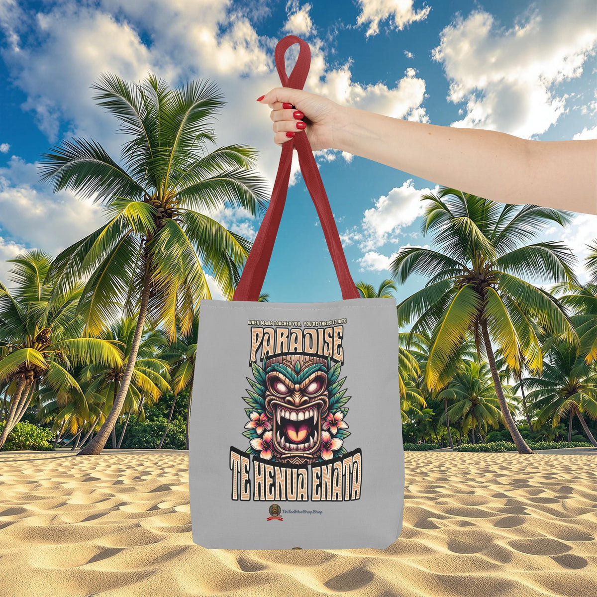 TE HENUA ENATA PARADISE Tote Bag
