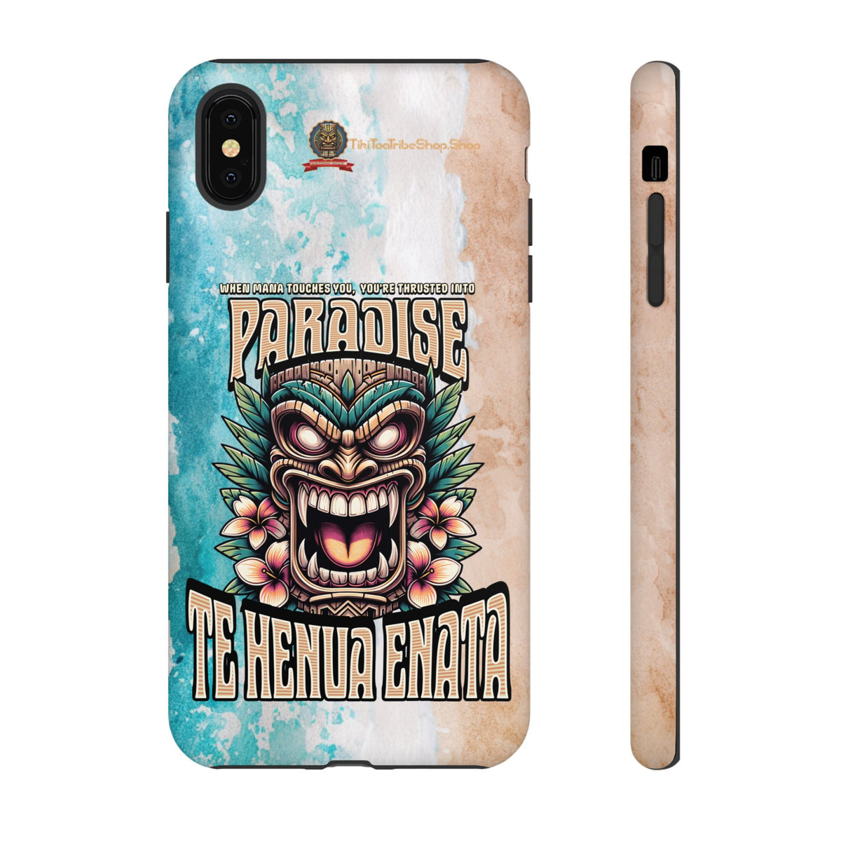Te Henua Enata â Coque Antichoc Tiki Ancestral & Puissant