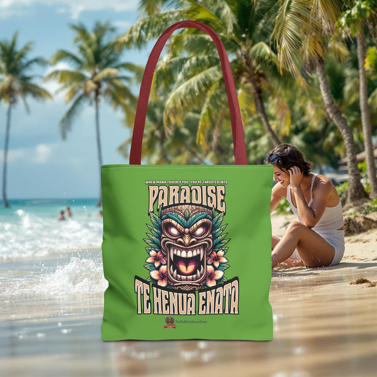 TE HENUA ENATA PARADISE Tote Bag