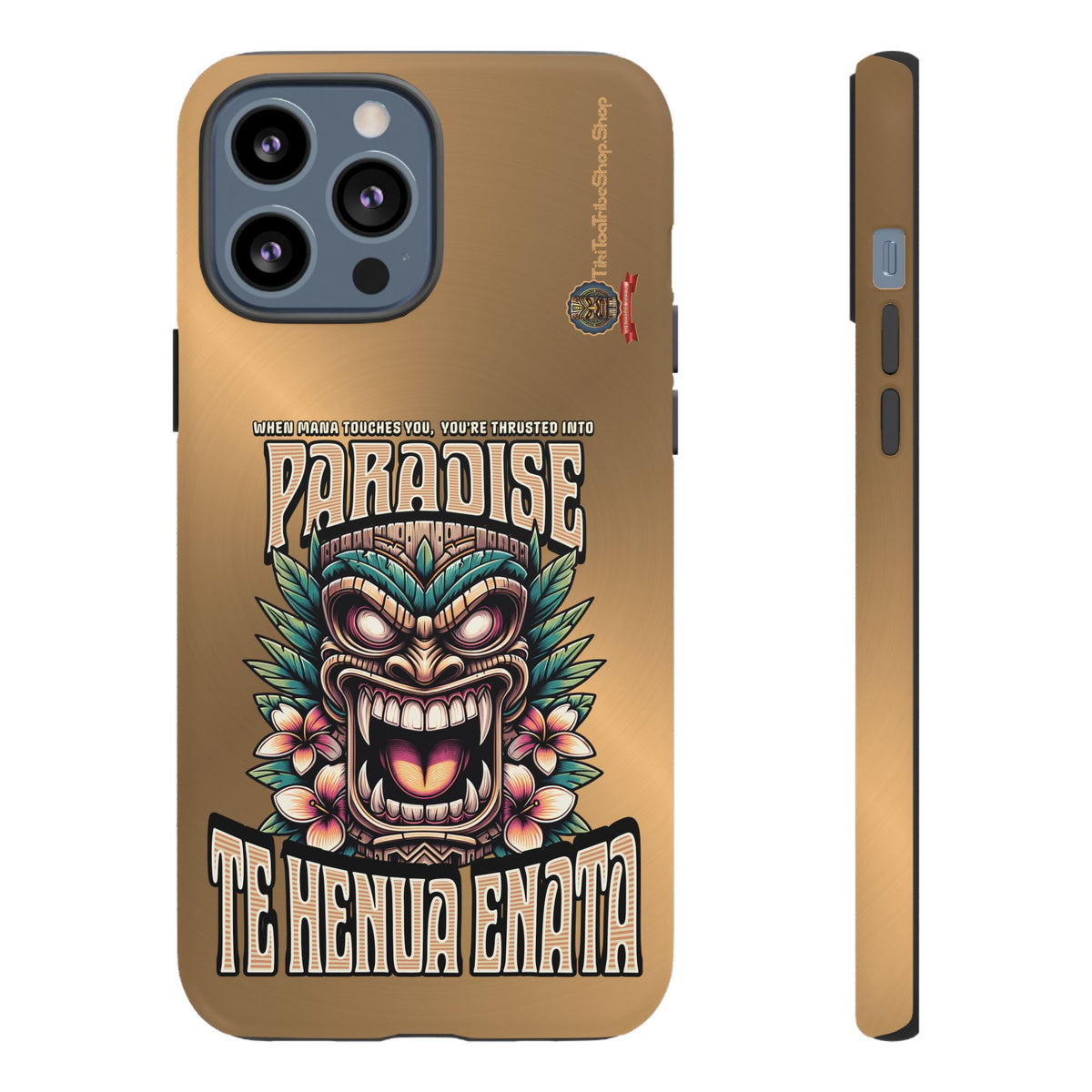 Te Henua Enata â Coque Antichoc Tiki Ancestral & Puissant