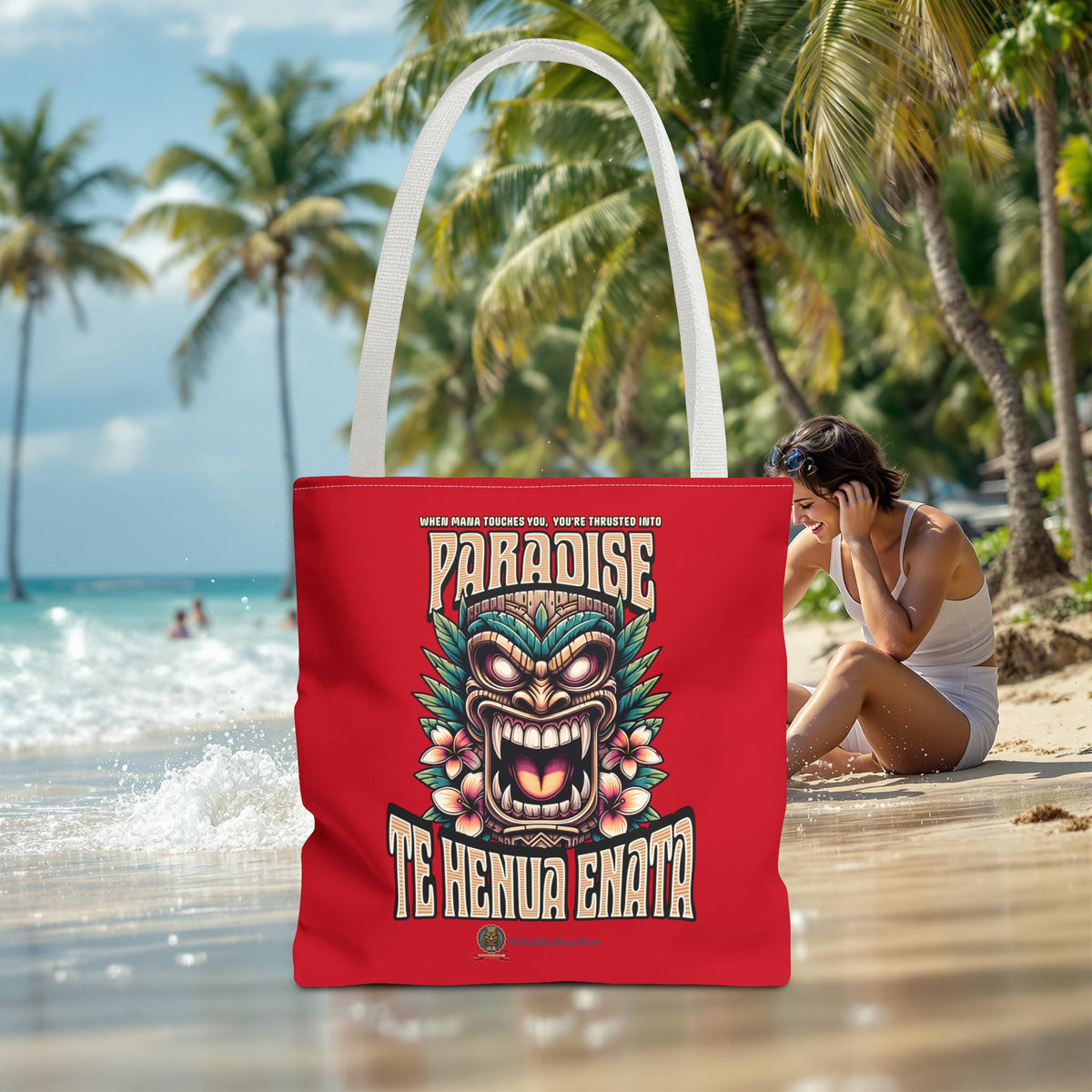 TE HENUA ENATA PARADISE Tote Bag