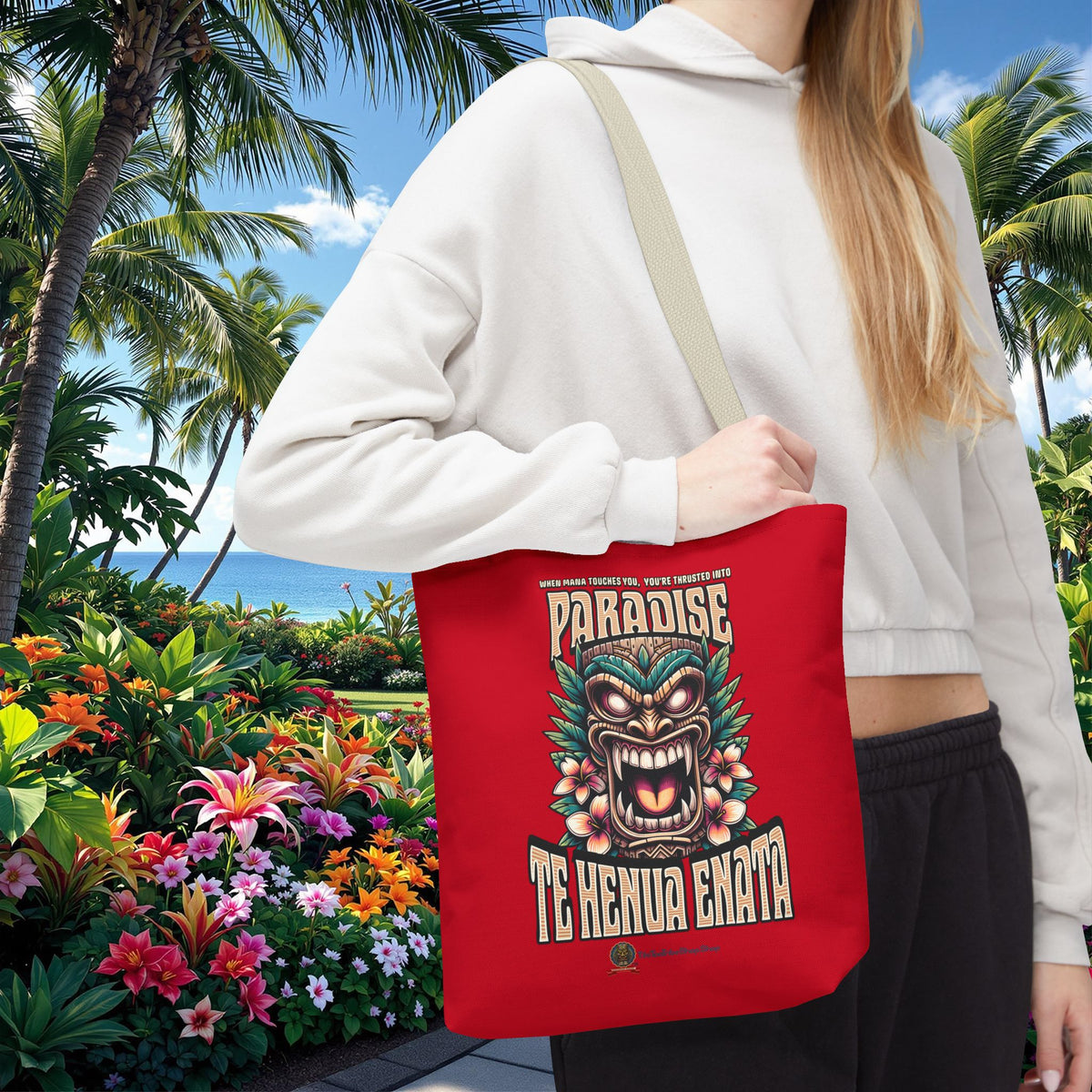 TE HENUA ENATA PARADISE Tote Bag