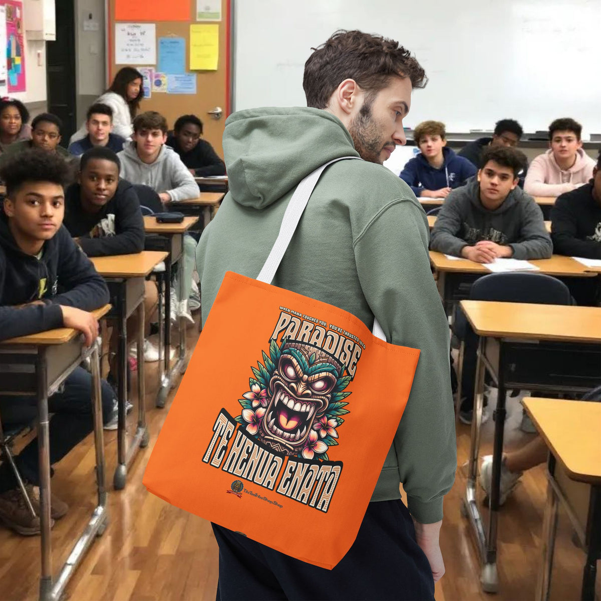 TE HENUA ENATA PARADISE Tote Bag