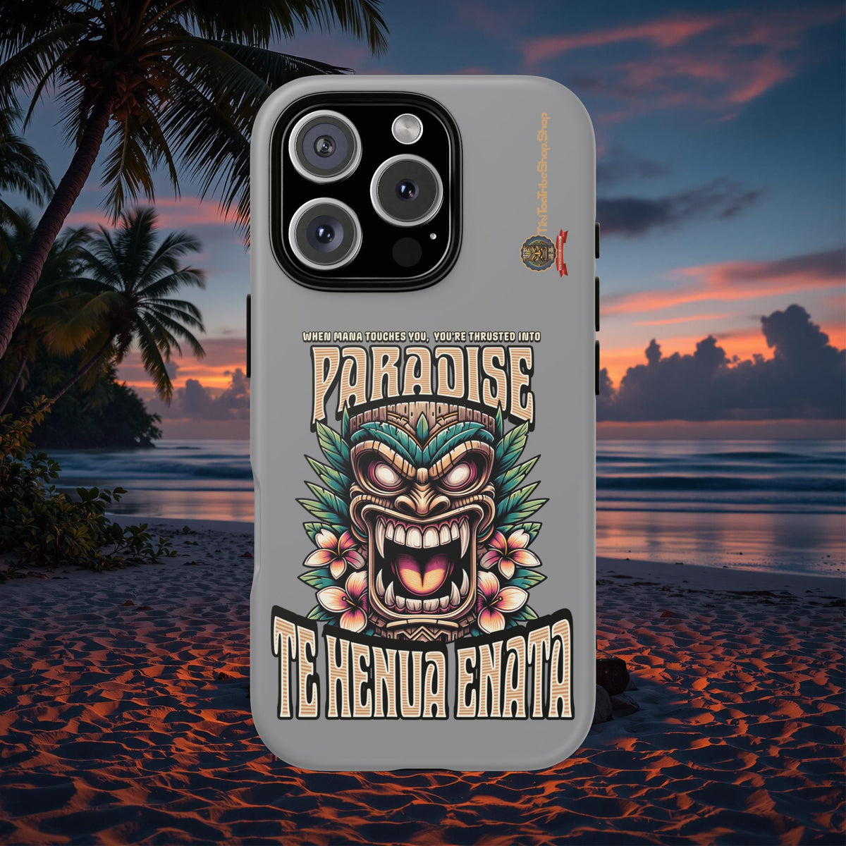 Te Henua Enata â Coque Antichoc Tiki Ancestral & Puissant