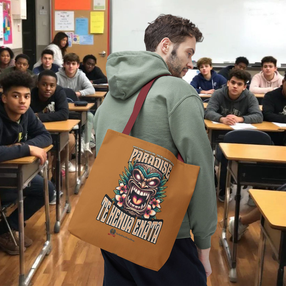 TE HENUA ENATA PARADISE Tote Bag