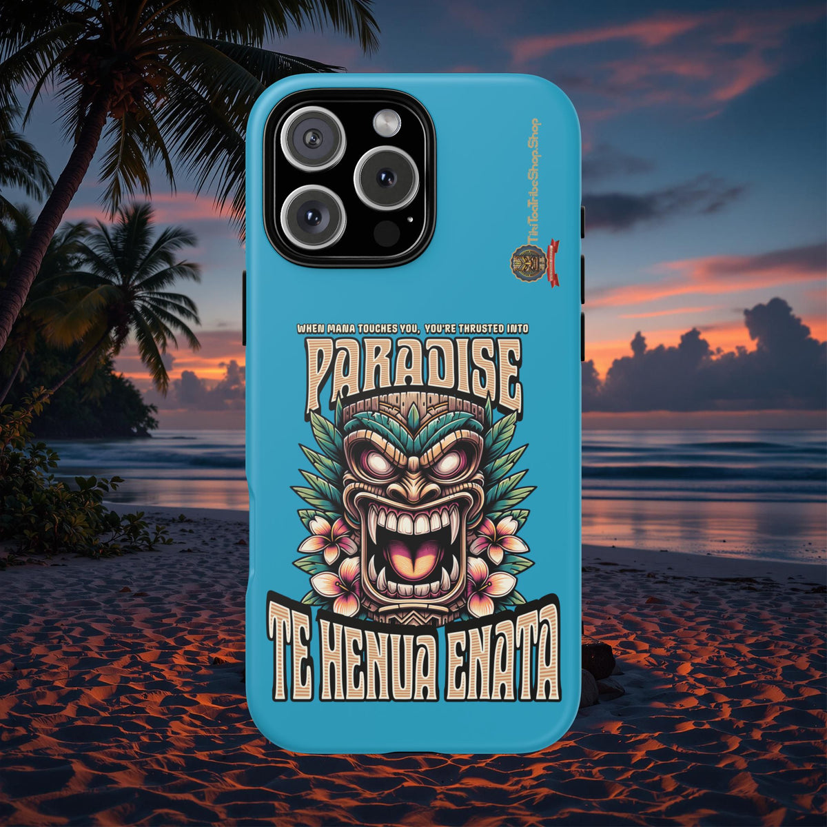 Te Henua Enata â Coque Antichoc Tiki Ancestral & Puissant