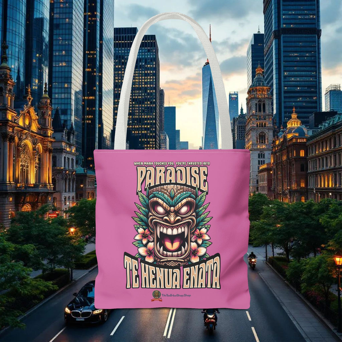 TE HENUA ENATA PARADISE Tote Bag