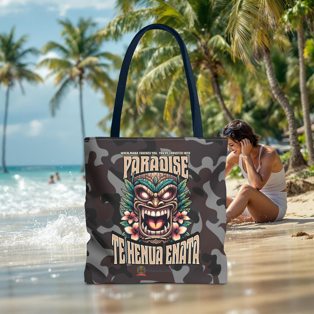 TE HENUA ENATA PARADISE Tote Bag
