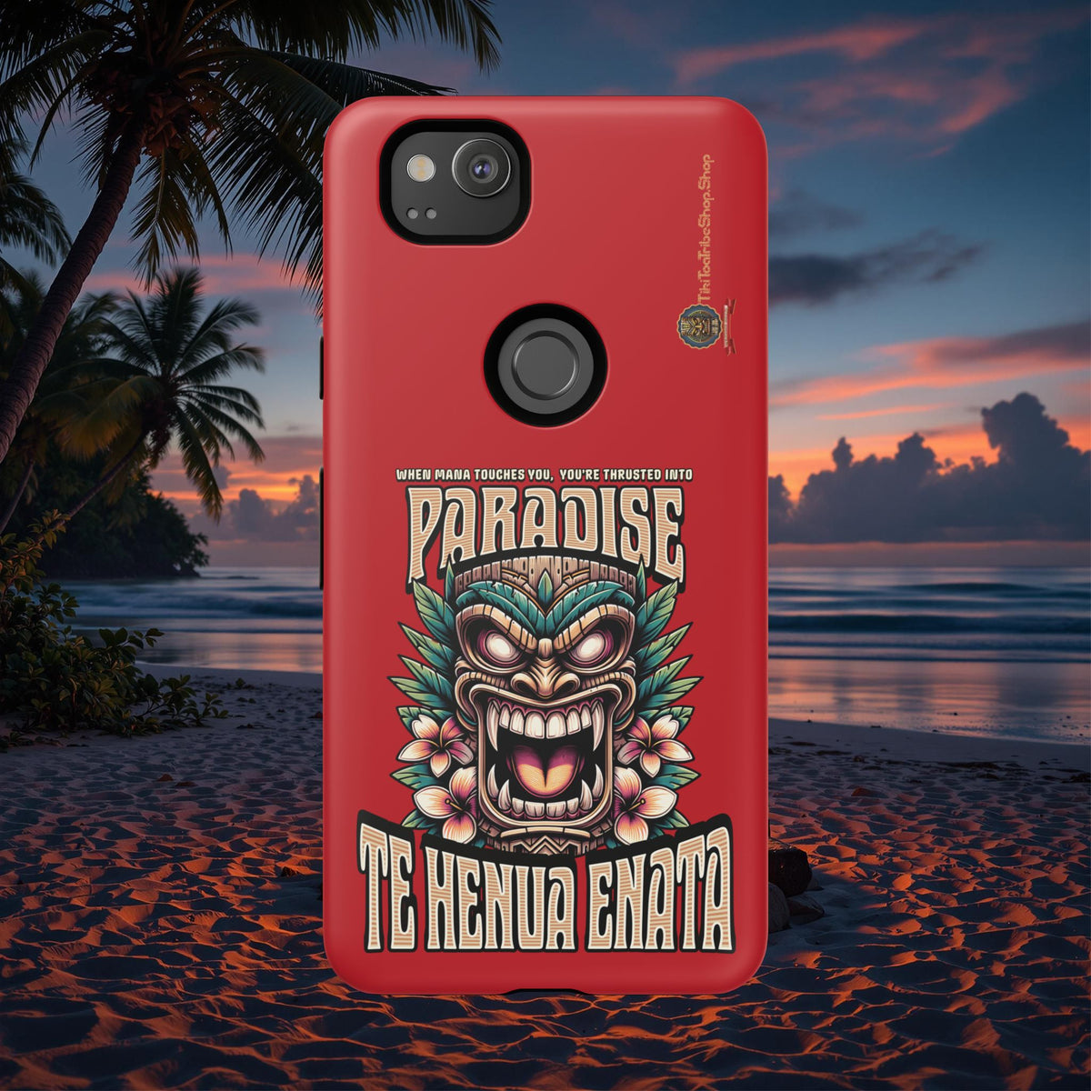 Te Henua Enata â Coque Antichoc Tiki Ancestral & Puissant