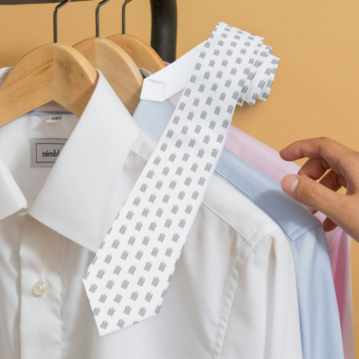 Temple & Moroni Inspiration Tie