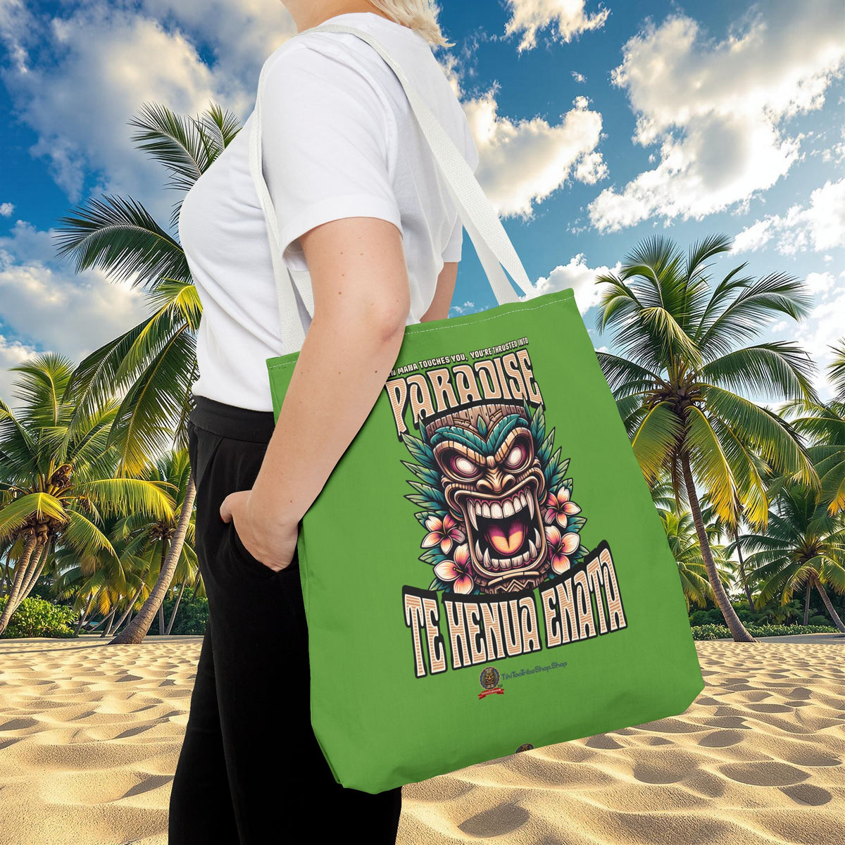 TE HENUA ENATA PARADISE Tote Bag