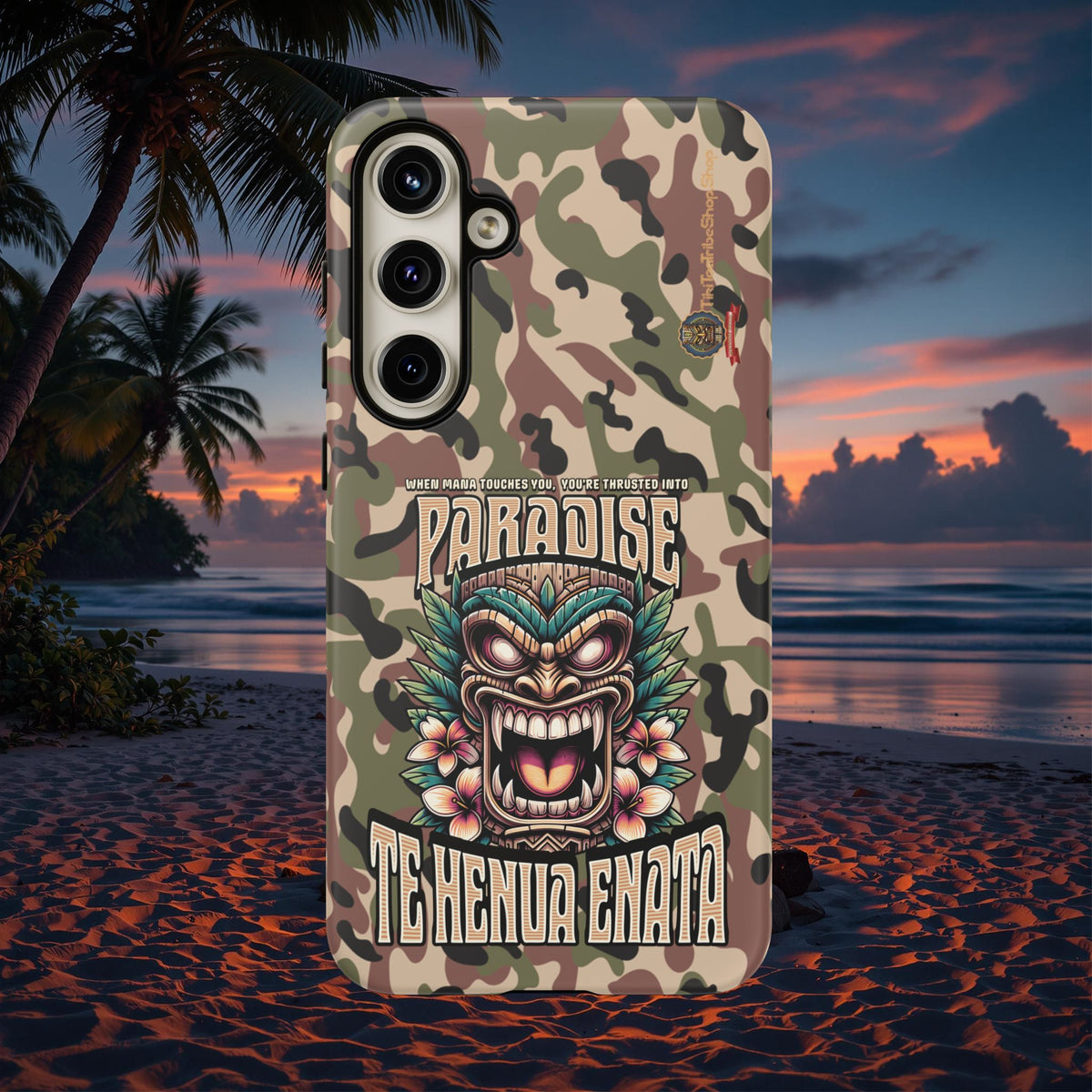 Te Henua Enata â Coque Antichoc Tiki Ancestral & Puissant