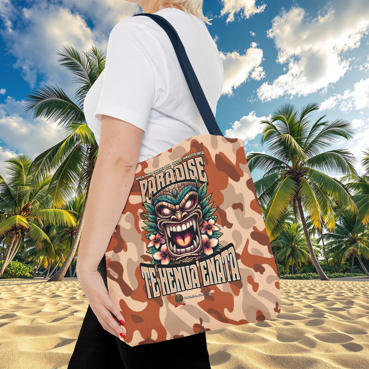 TE HENUA ENATA PARADISE Tote Bag