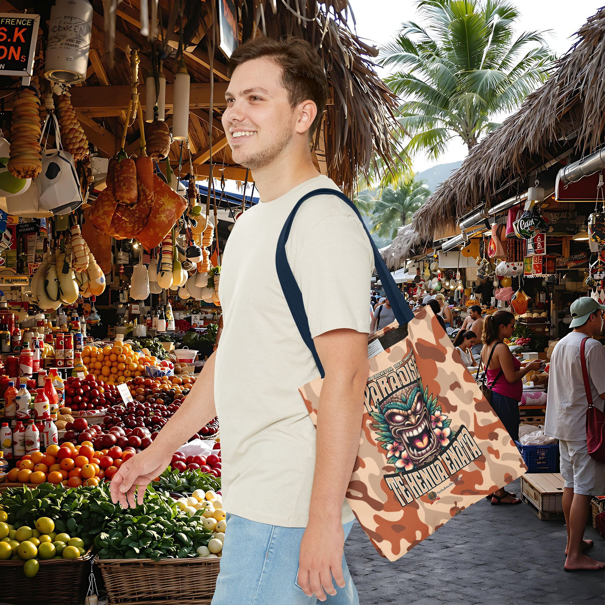 TE HENUA ENATA PARADISE Tote Bag